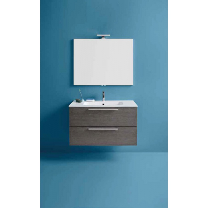 Salle de bain écrou coffret Chio effet bois élégant et moderne