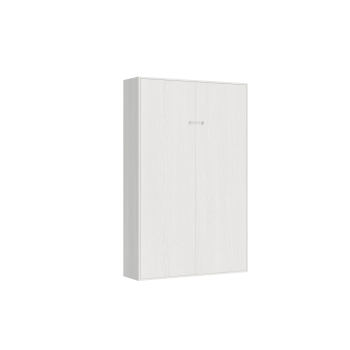 Mod.Kentaro 1/2 - Lit queen size escamotable vertical de 120 cm Kentaro Frêne Blanc