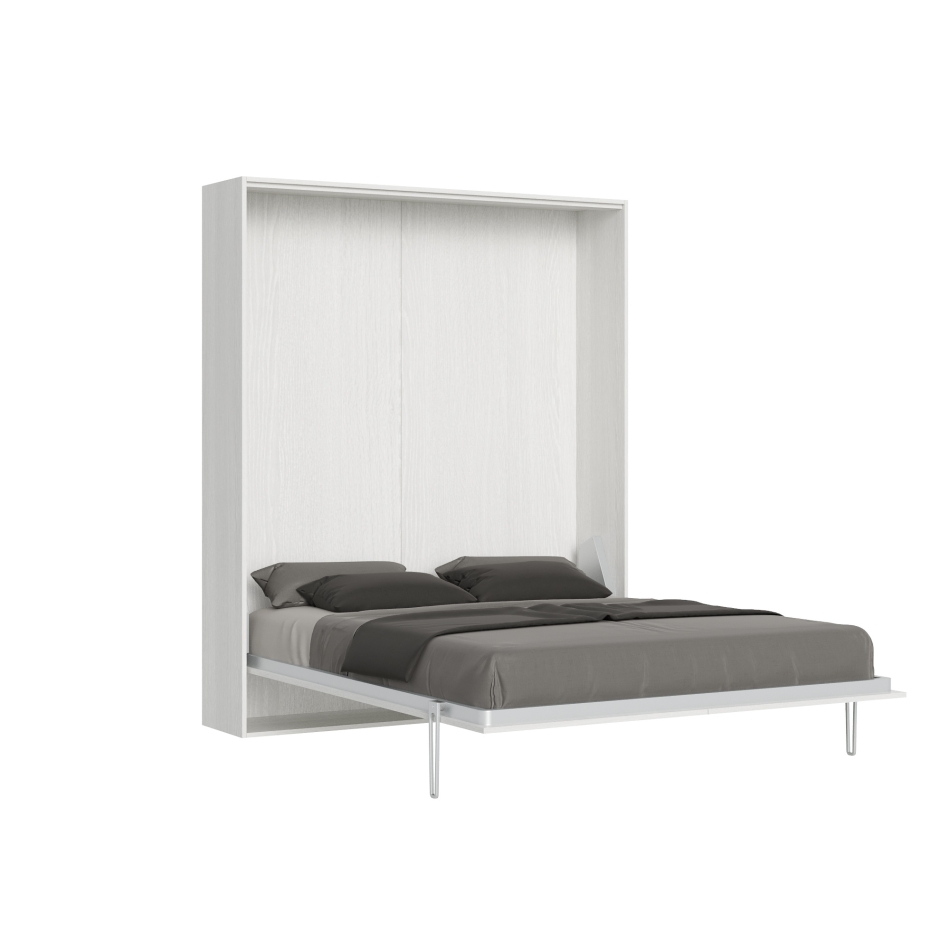 Mod.Kentaro Matrimoniale - Lit double escamotable vertical 160 Kentaro Cachemire