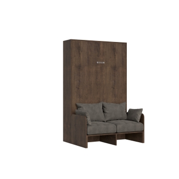 Canapé Kentaro français - Canapé Kentaro vertical double escamotable 140 cm Frêne blanc