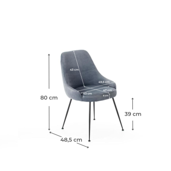 Chaise Nandy OM/395 Pierres