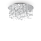 Lustre de plafond chromé NEVE PL15 par Ideal Lux