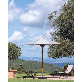 Parasol à mât central Ø 300 Abri par Vermobil