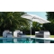 Parasol en tissu Vulcano par Talenti