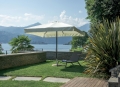 Parasol carré Greenwood 3 x 3 m avec mât anthracite