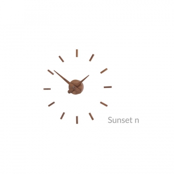 Horloge coucher de soleil par Nomon