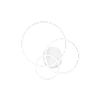 Plafonnier FRAME PL CIRCLE BLANC 2700K par Ideal Lux