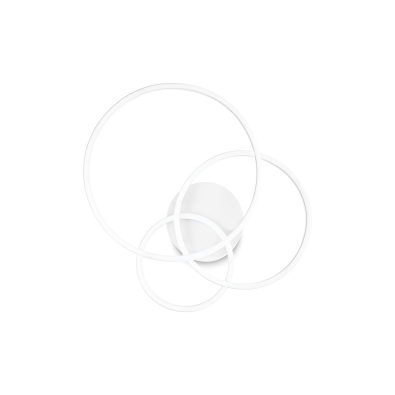 Plafonnier FRAME PL CIRCLE BLANC 2700K par Ideal Lux