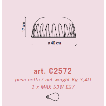 PETIT PLAFOND DECO' MADAME GRES C2572