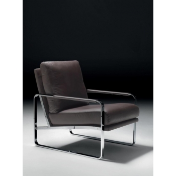 Fauteuil Clarissa de Bontempi en cuir