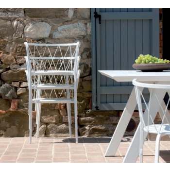 Desmobé fauteuil de Vermobil en fer de jardin