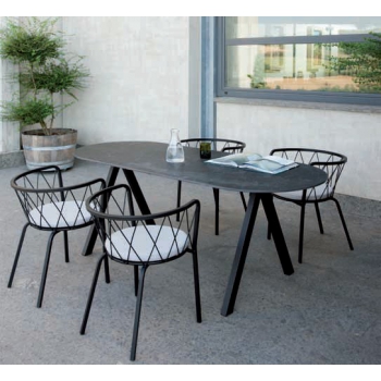 Desmobé fauteuil de Vermobil en fer de jardin