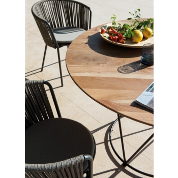 Pouf Desiree Rope DE29X pour extérieur Vermobil