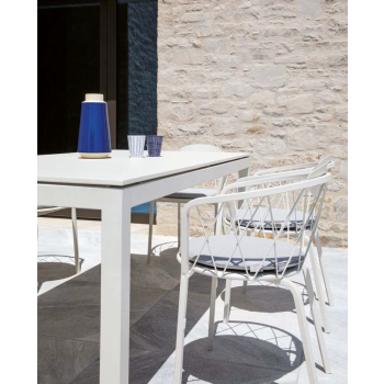 Fauteuil d'extérieur en fer Daisy DE301 Vermobil