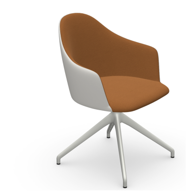 Fauteuil Lea P GX TS recouvert de tissu ou de cuir par Midj