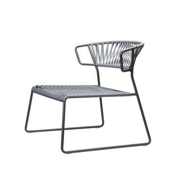 Fauteuil Lisa Lounge Club en fils PVC par Scab design