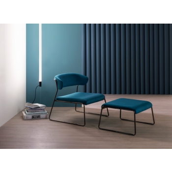 Tabouret Lisa Filò en sangle de corde nautique design Scab