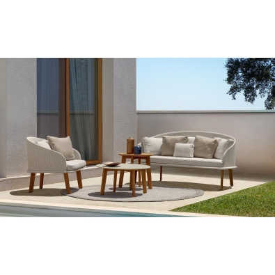 Chaise longue Cleo Soft Wood par Talenti