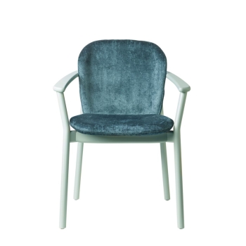 Fauteuil Natural Finn avec accoudoirs de Scab Design