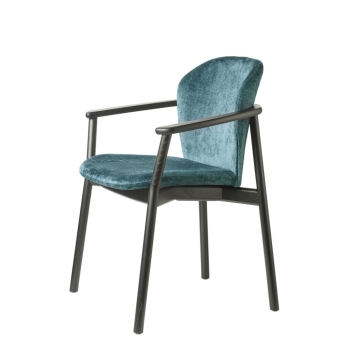 Fauteuil Natural Finn avec accoudoirs de Scab Design
