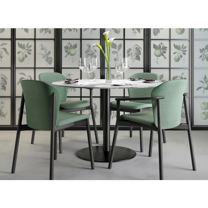 Fauteuil Finn naturel avec accoudoirs Scab Design