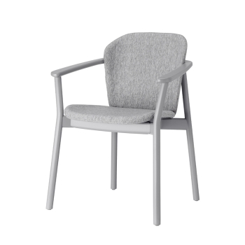 Fauteuil Natural Finn avec accoudoirs de Scab Design