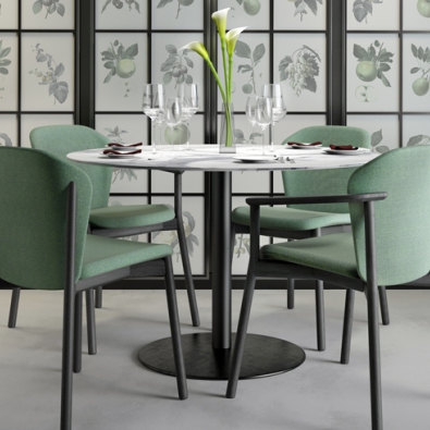 Fauteuil Finn naturel avec accoudoirs Scab Design