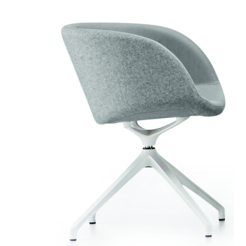 Fauteuil Sonny recouvert de tissu ou de cuir par Midj