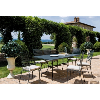 Chaise Tosca TO101 en fer et empilable Vermobil