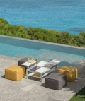 Pouf Ocean de Talenti pour une utilisation en extérieur