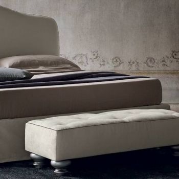 Pouf rectangulaire ou carré en tissu ou éco-cuir