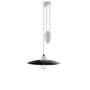 LOQUET DE SUSPENSION D.35 RETRO' B&W C1617