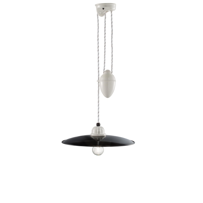 LOQUET DE SUSPENSION D.35 RETRO' B&W C1617