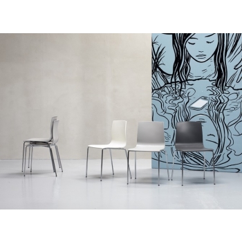 Scab Chaise Design Chaise Alice 4 pieds polypropylène empilable