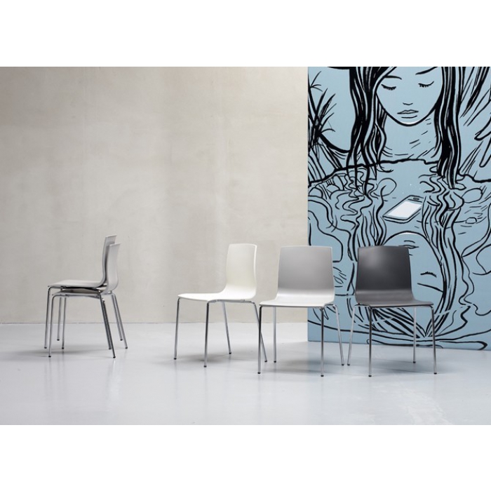 Scab Chaise Design Chaise Alice 4 pieds polypropylène empilable
