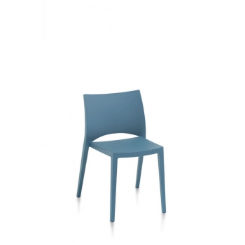 Chaise empilable Bontempi Aqua en plastique de différentes couleurs étanche
