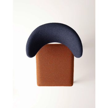 Chaise rembourrée Beba Curvy par Point House