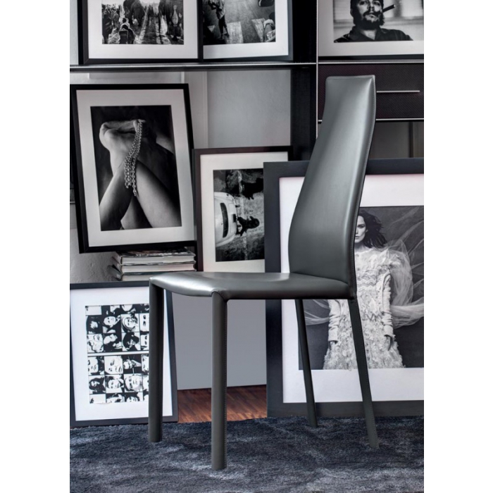 chaise en cuir Bontempi Alice