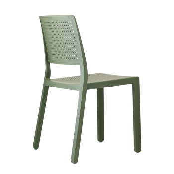 Chaise empilable Emi en technopolymère sans accoudoirs par Scab Design