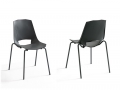 Chaise Eva 2 en polypropylène par Point House