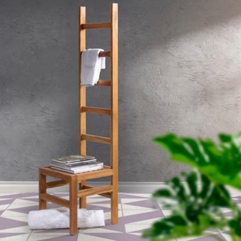 Cipì Arya CP504S chaise autoportante en teck naturel