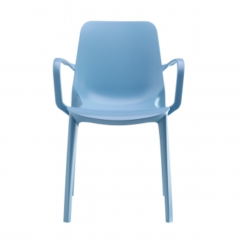 Chaise Ginevra Go Green en technopolymère recyclé sans accoudoirs Scab