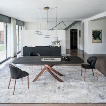 Chaise rembourrée Drop Bontempi Casa