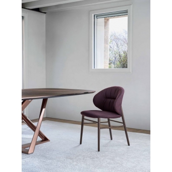 Chaise rembourrée Drop Bontempi Casa