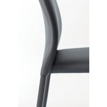 chaise en peluche rembourrés en cuir imitation Renee Ingenia Bontempi