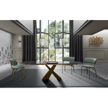 Chaise rembourrée Futura par Zamagna