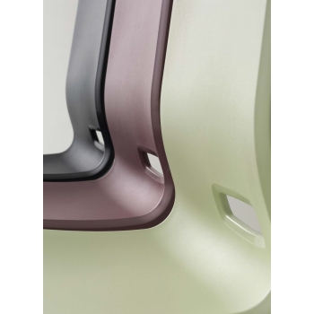 Chaise empilable Elena 3 de Point House avec pied luge