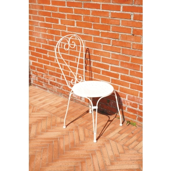 Chaise empilable Sirmione de Greenwood en fer pour extérieur