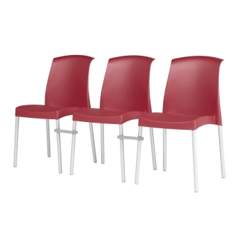 Chaise empilable Jenny en technopolymère par Scab design