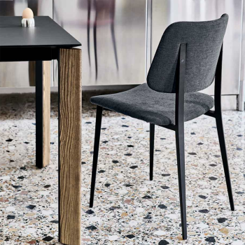 Chaise rembourrée Dalia S M_M TS par Midj